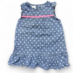 Wonderkids | Denim Blue Baby Dress | 24M